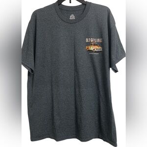 Old‎ Guys Rule XL Cotton Gray T-Shirt Short Sleeve Classic Casual